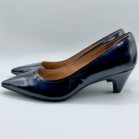 Sofft Altessa II Patent Leather Pump In Marine blue - Picture 3 of 12